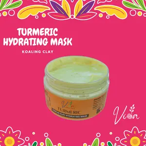 VIDA Turmeric Mineral Mask | Hydrating, Brightening, Calming Clay | Natural Skincare for Glowing, Even-Toned Skin