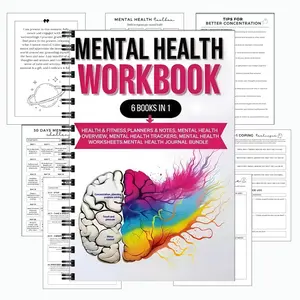 Mental Health Workbook, 1 Count Attachment Theory Guide, Abandonment Anxiety Recovery Workbook, Relationship Depression Support Workbook, Productivity Planner