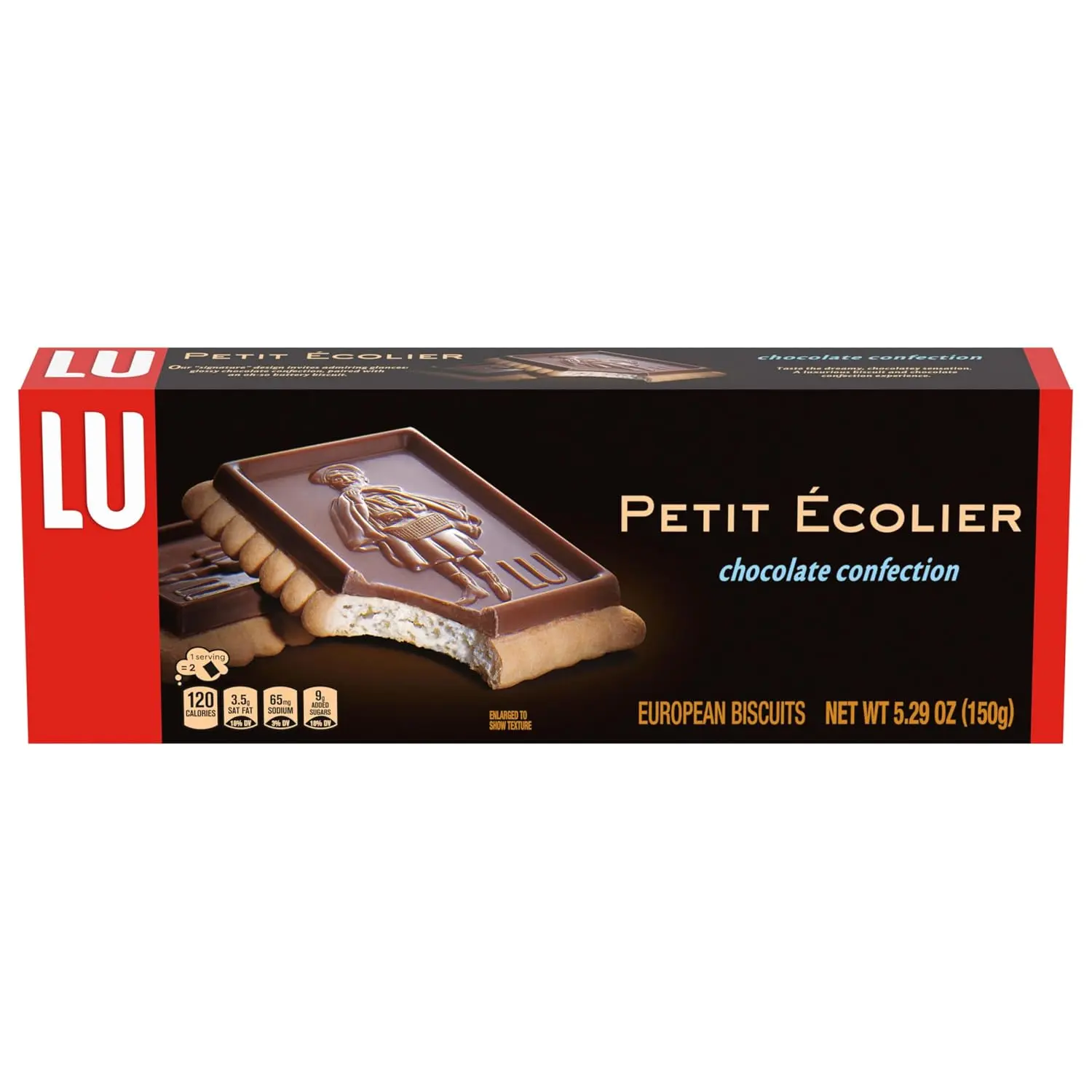Petit Ecolier European Milk Chocolate Biscuit Cookies, 5.29 oz