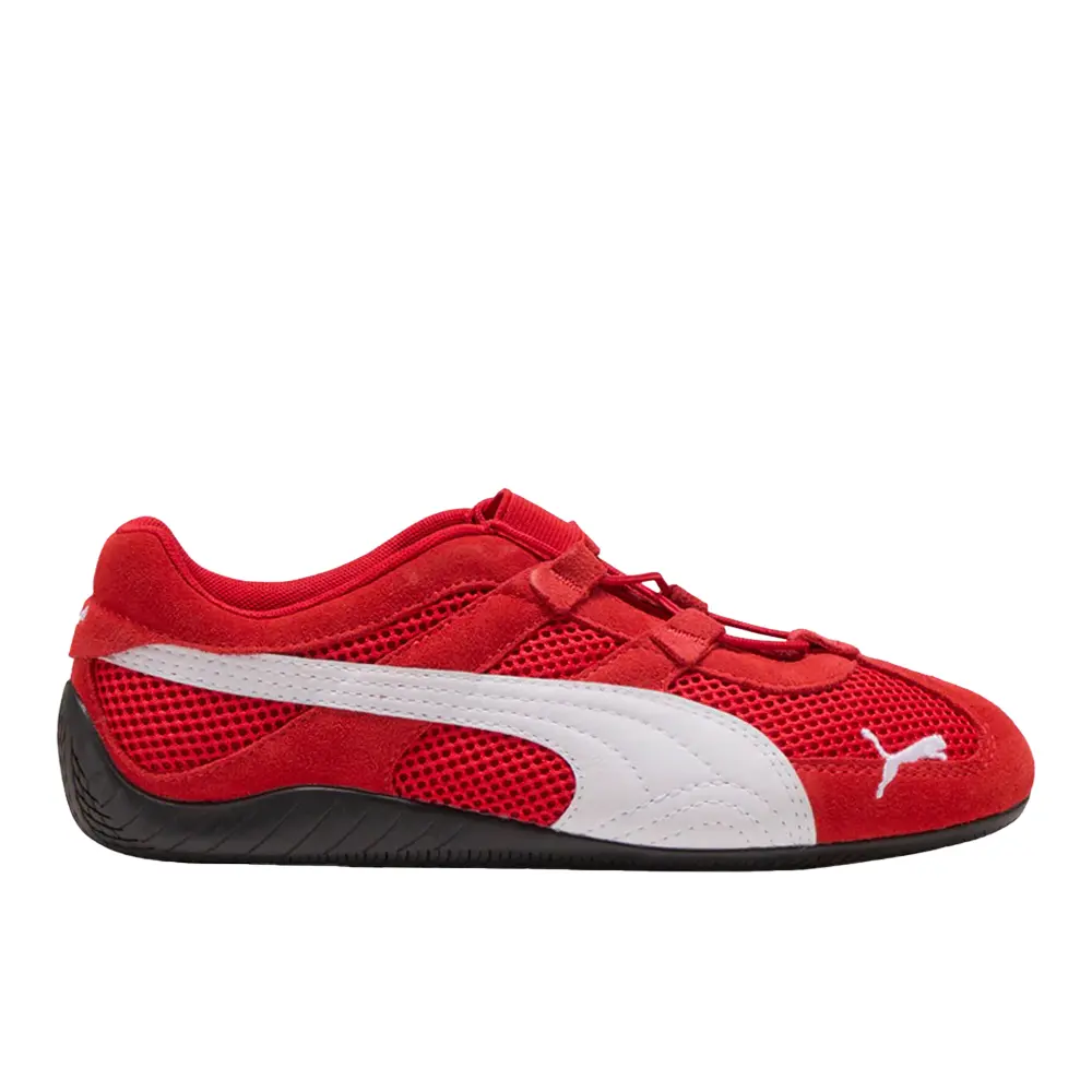 PUMA Womens Speedcat Go Lace Up Sneakers Shoes Casual - Red
