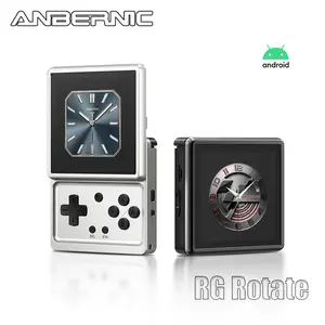 ANBERNIC RG Rotate Handheld Game Console Android 12 2000 mAh 3.5" IPS 720×720 T618 Retro Gaming Emulator WiFi 3GB+32GB Portable Player Gifts