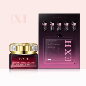 EXH Face & Neck Brightening Cream, Niacinamide + Hyaluronic Acid, Evens Uneven Skin Tone, Tighten & Lift, Reduces Wrinkles, Deep Moisturizing, Glowy Skin-YH