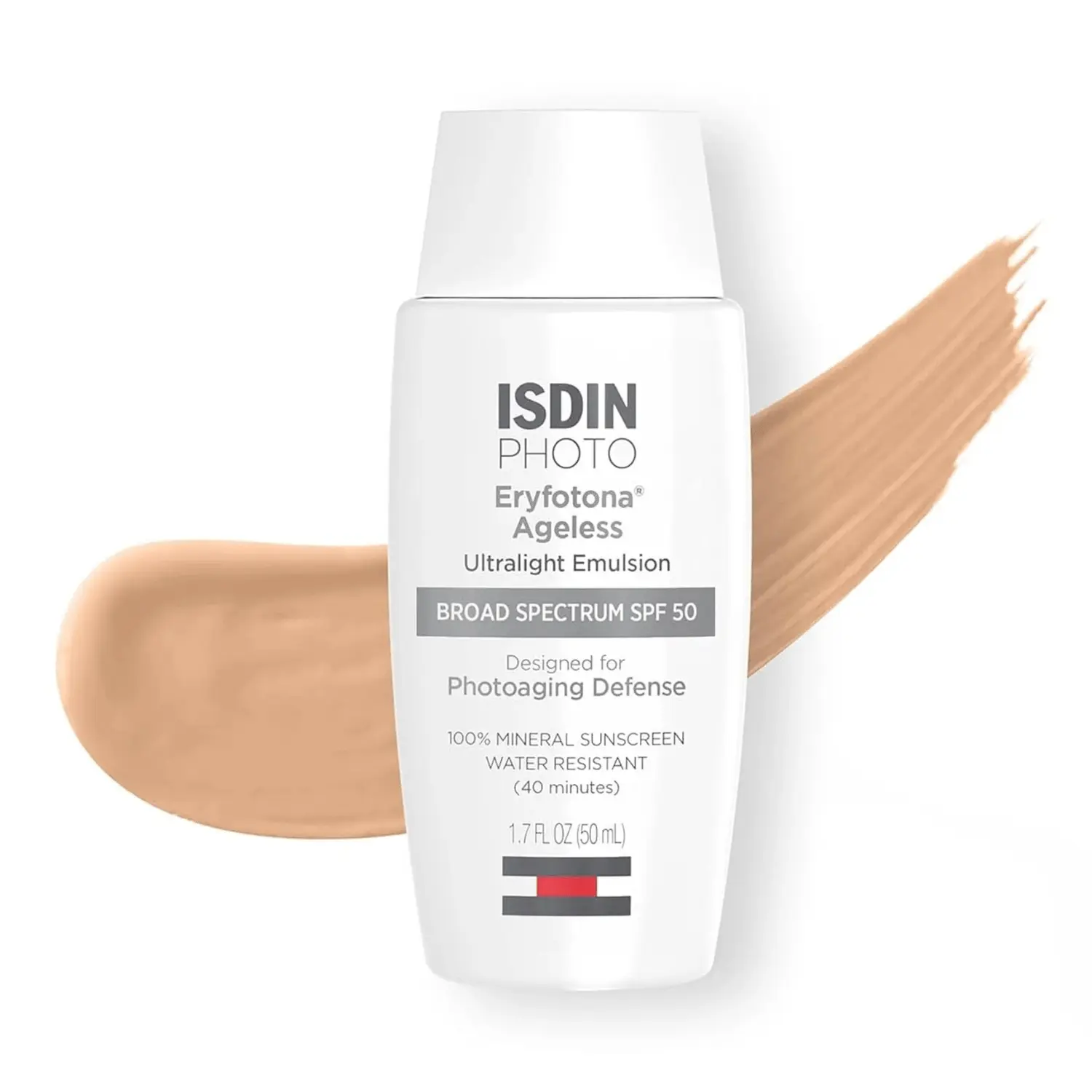 ISDIN Eryfotona Ageless Tinted Mineral Sunscreen SPF 50