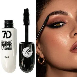 Waterproof Long Lasting Fiber Eyelashes Voluminous Mascara, 2 Counts/set Eye Lashes Volumizing Styling Curling Mascara Stick, Eye Makeup Products, Cosmetic