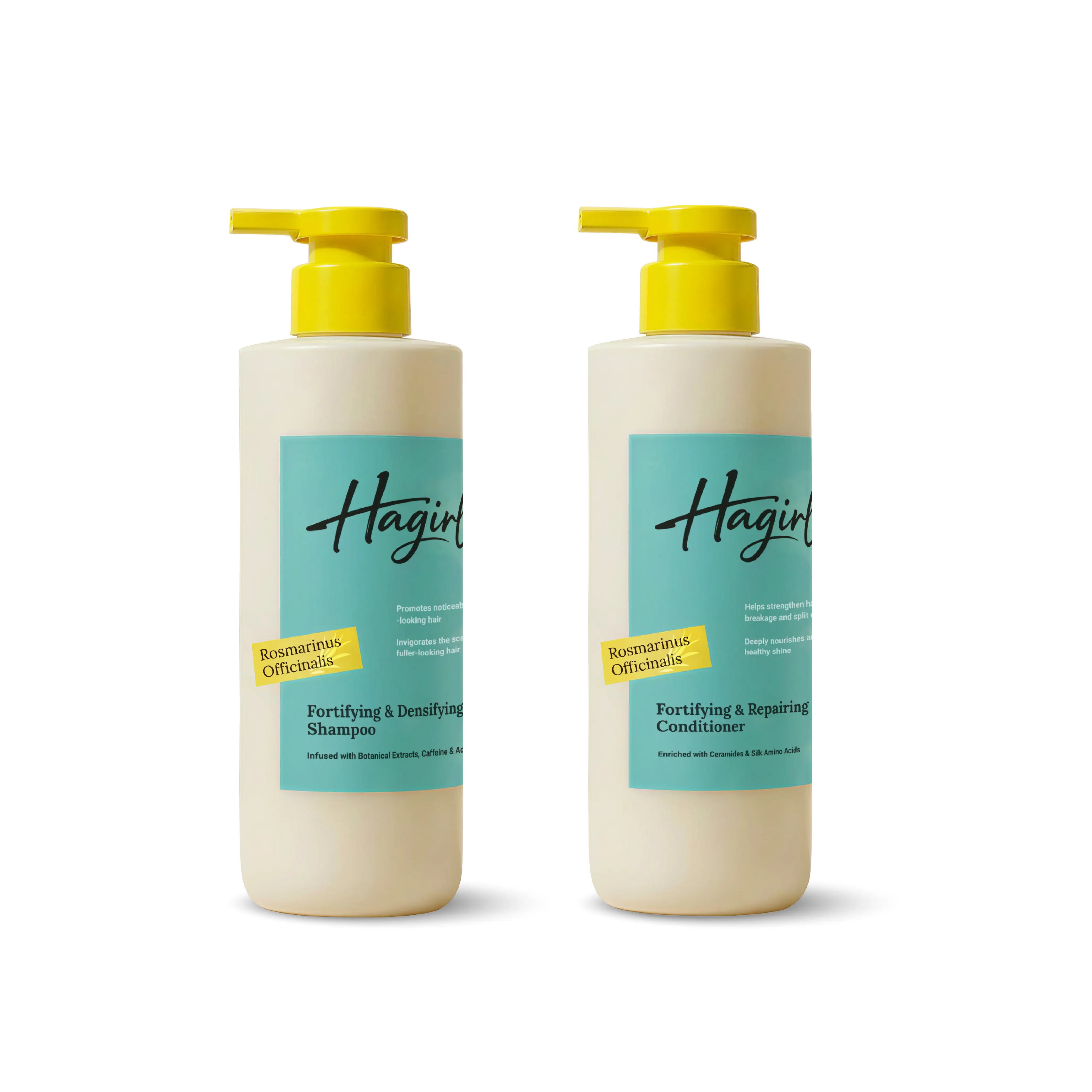 hagirl Rosemary Shampoo & Conditioner Set for Dry, Frizzy Hair