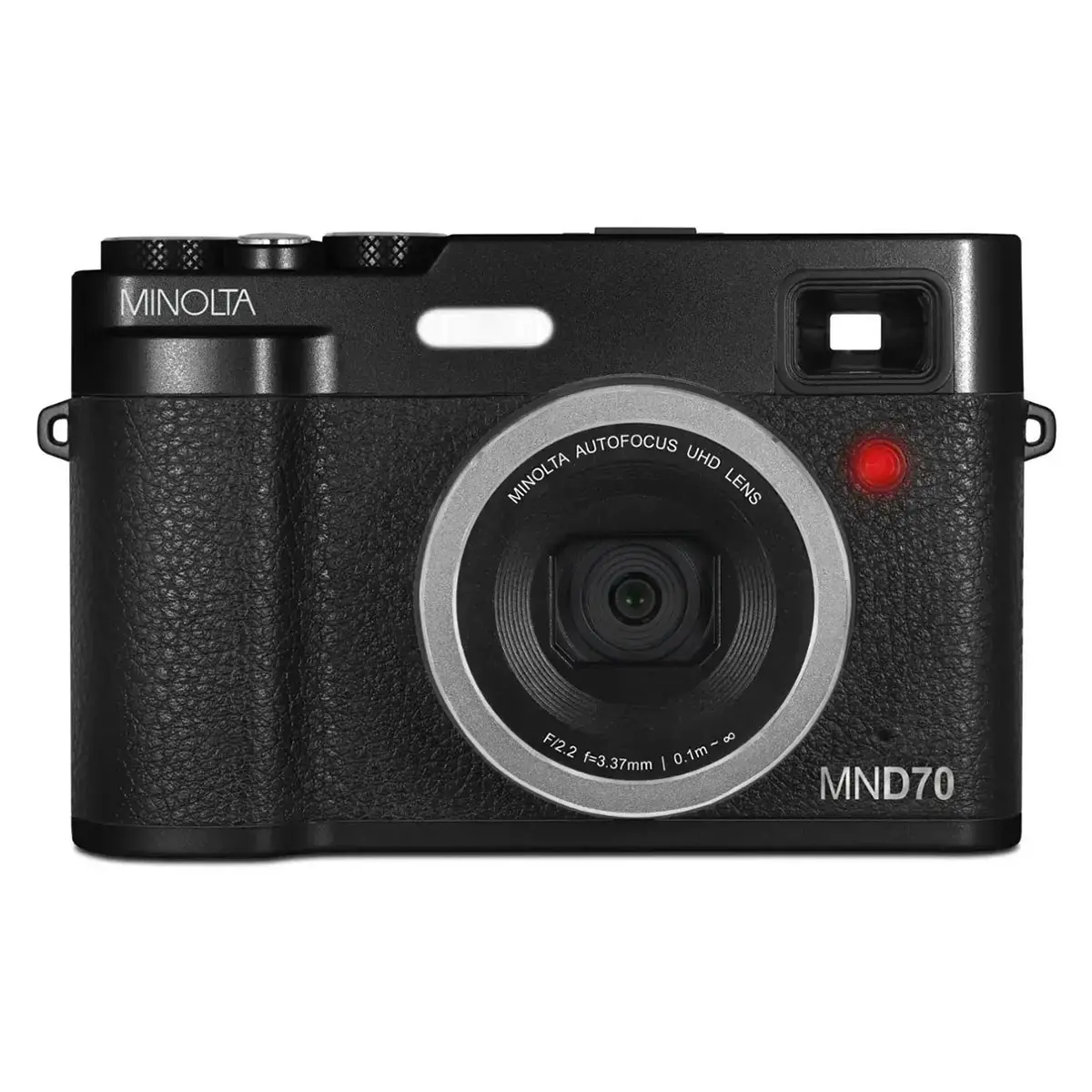 Minolta MND70 Retro 48MP Wi-Fi 5K Ultra HD Dual Lens Digital Camera