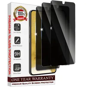 Entronix Case Privacy Screen Protector for Galaxy S20 Ultra Protector, Pack of 3 with Support Fingerprint ID Anti-Spy Tempered Film Protection Durable