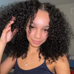 Wiggins Hair Short Curly Wigs 7x5 Pre Cut Ready To Go Curly Glueless Wigs 200% Density Popping Fluffy Curl Ready To Wear Human Hair Beginners Glueless Wig #GetReadyforFashionWeek
