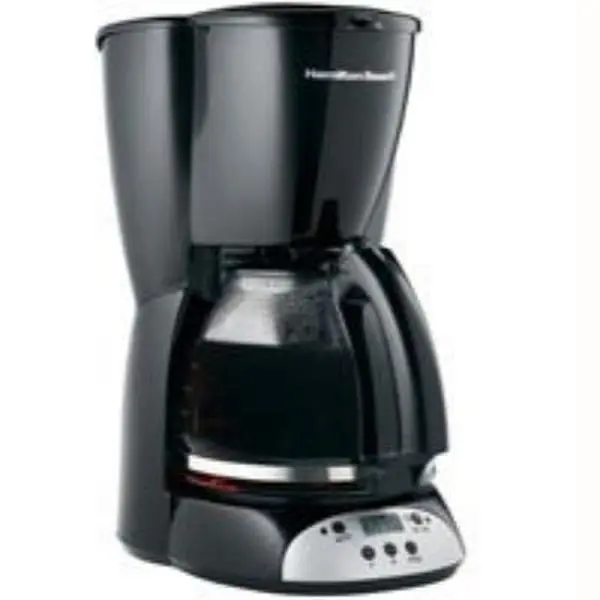 Hamilton Beach 12-Cup Family Size Programmable Digital Coffeemaker with Timer, Filter Basket, Nonstick Component, 2-Hour Auto Shutoff, Pause Function, Dishwasher-Safe Parts, Family Size Coffee Machines