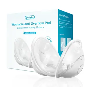 Dr.Isla Overflow Pad 50ML - Hands-Free Silicone Nursing Cup, Reusable Milk Collector for Breastfeeding, Leak-Proof Design MSB03