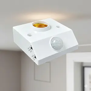 Smart E27 Motion Sensor Bulb, High Sensitivity Auto On/off for Indoor Outdoor Use, Energy Saving LEd light for Hallway porch Garden