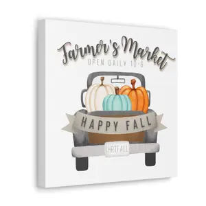 Farmer's Market Truck | Stretched Canvas