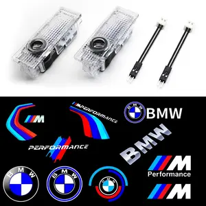 2Pcs LED Car Door Logo Projector Lamps Welcome Light For BMW M Performance E90 E91 E92 E93 E60 E61 F10 F07 E63 E64 F13 F30 E87 F20 Accessories