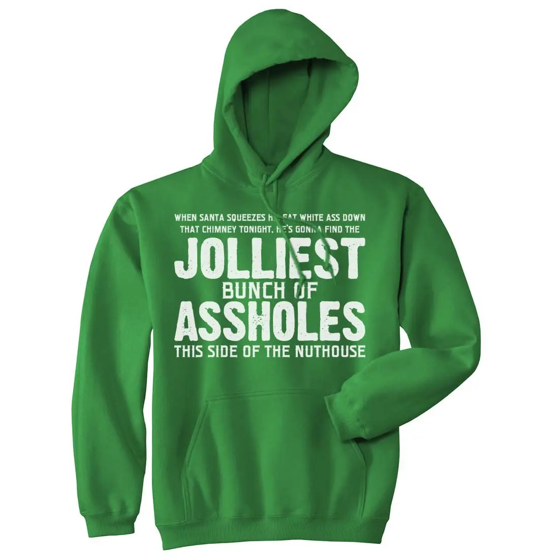 Jolliest Bunch of A-holes Hoodie Funny Merry Christmas Sarcastic Saying Cool Unisex Vintage Fashion Hoodies Christmas Hoodie Funny Movie Pullover Novelty Sweatshirt
