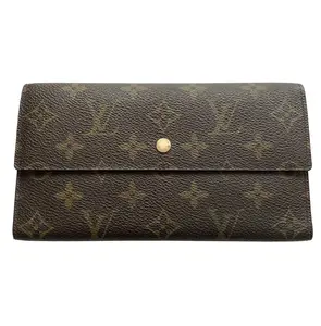 Pre-owned Louis Vuitton Vintage monogram sarah long wallet