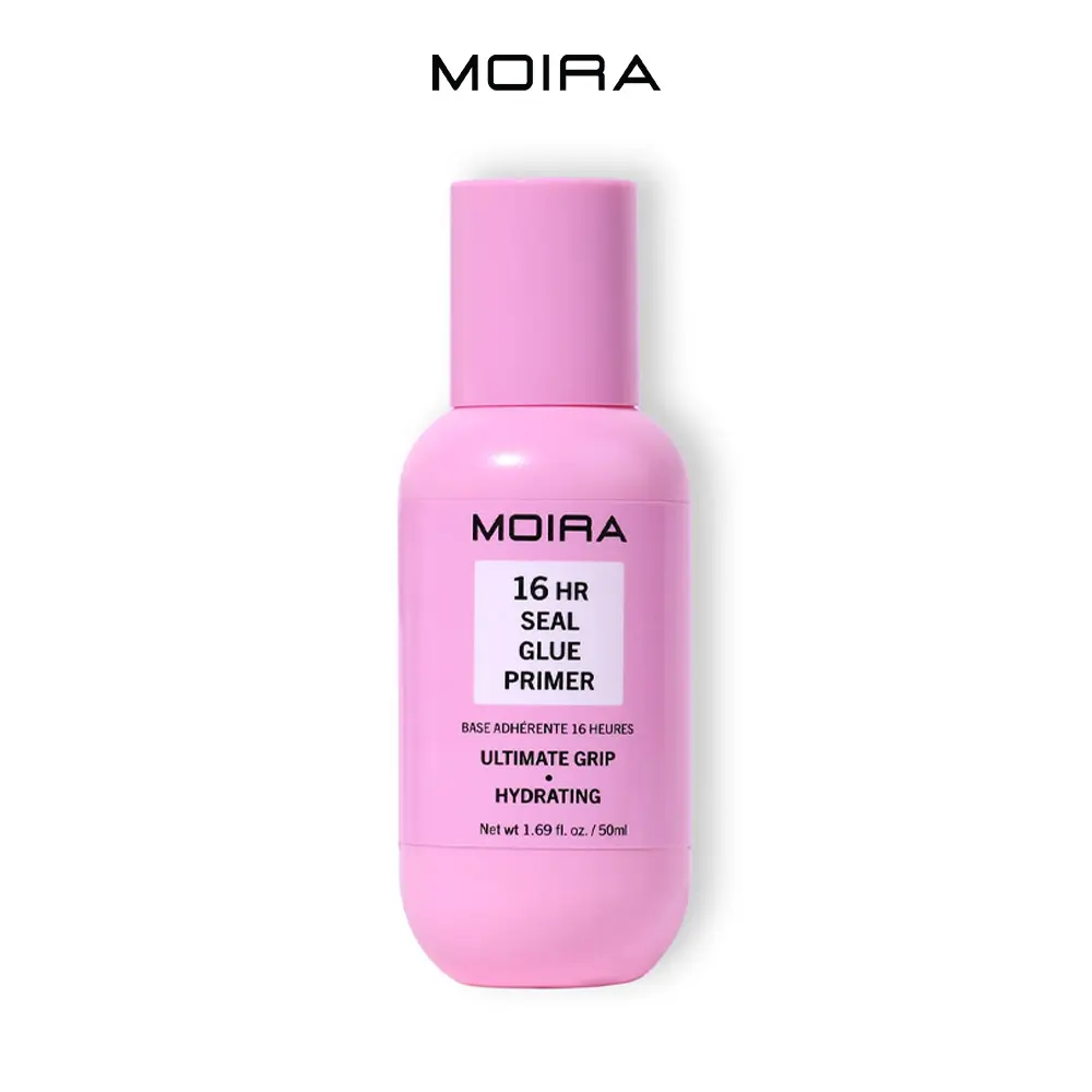 MOIRA | 16HR Seal Glue Primer | Hydrating Gripping Face Primer for Longwear Makeup & Smooth Dewy Finish