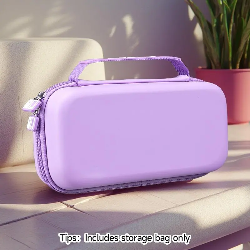 Portable Game Console Storage Bag, Multi-grid Game Console Carrying Case, Console Accessories for Switch & Steam Deck & RG35XX & RG353V, Multifunctional Storage Solution, Portable Organizer