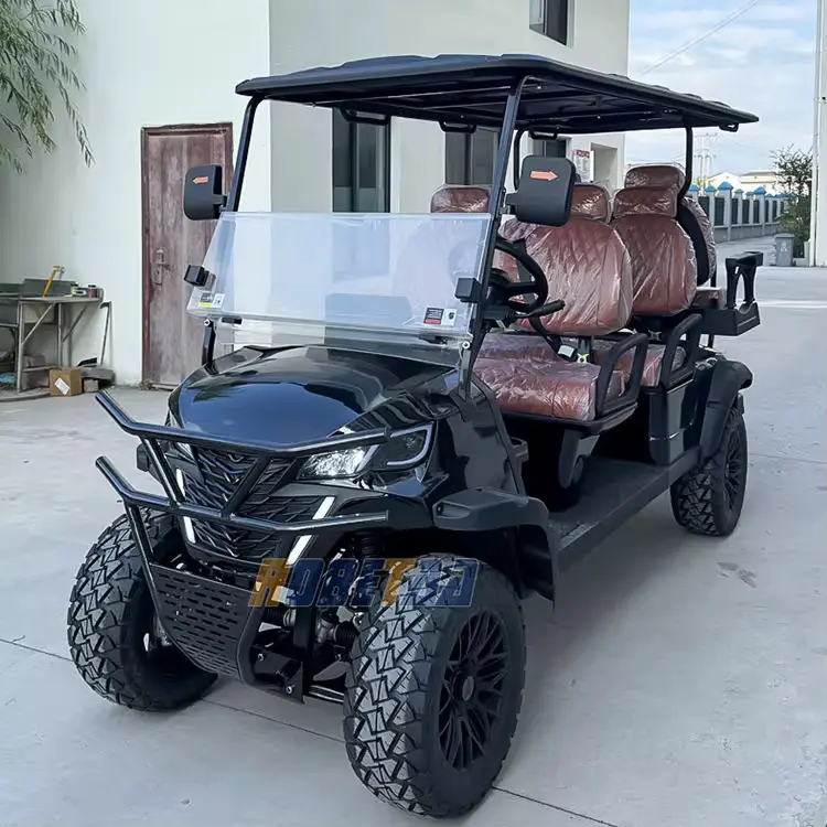 6 Seater Gas Powered Golf Cart with High Performance and Efficient Fuel Consumption
