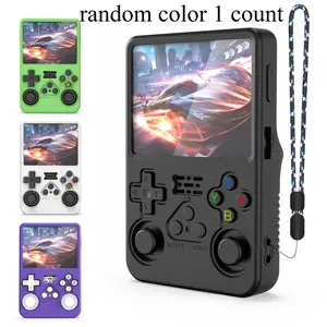 Anbernic R36s Portable Game Console Case, Retro Gaming System Cover, Multi-Port Interface, Durable Silicone Material, Compatible Controllers, Game Peripherals