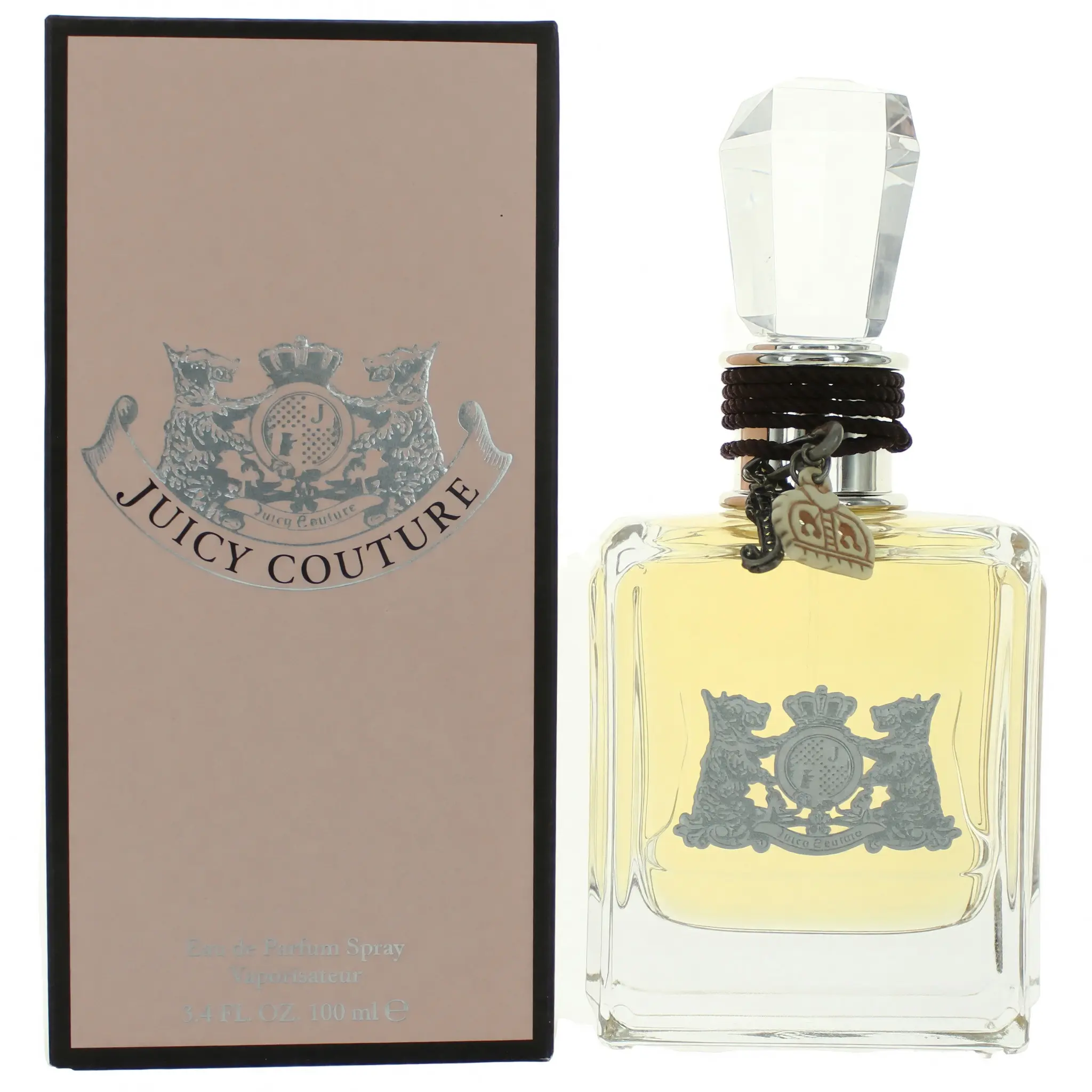 Eau de Parfum Spray-On Women's Fragrance with Collectible J Crown Charm, 3.4 fl oz Perfume Bottle for Her