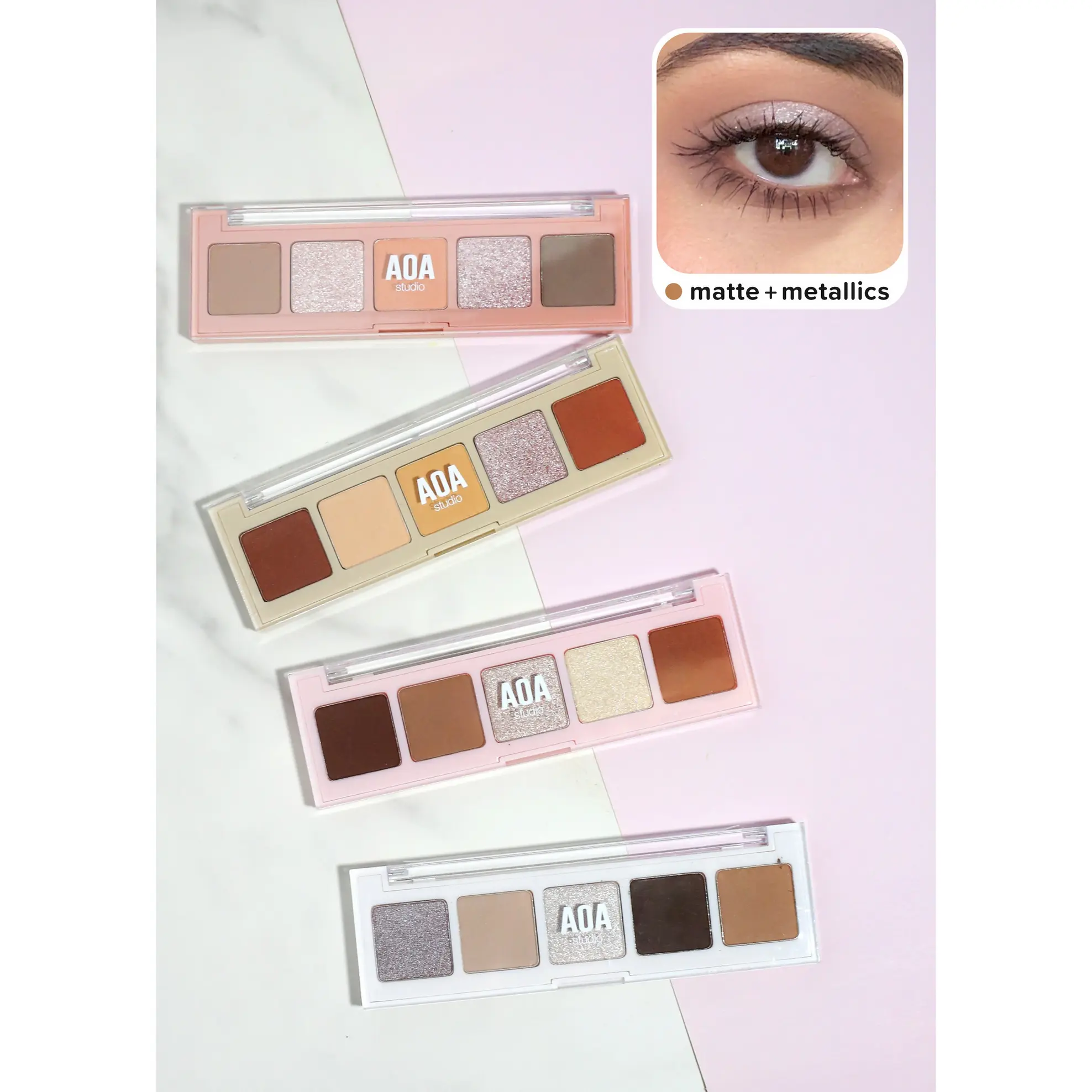 AOA Mini Sweethearts 5-Color Eyeshadow Palette