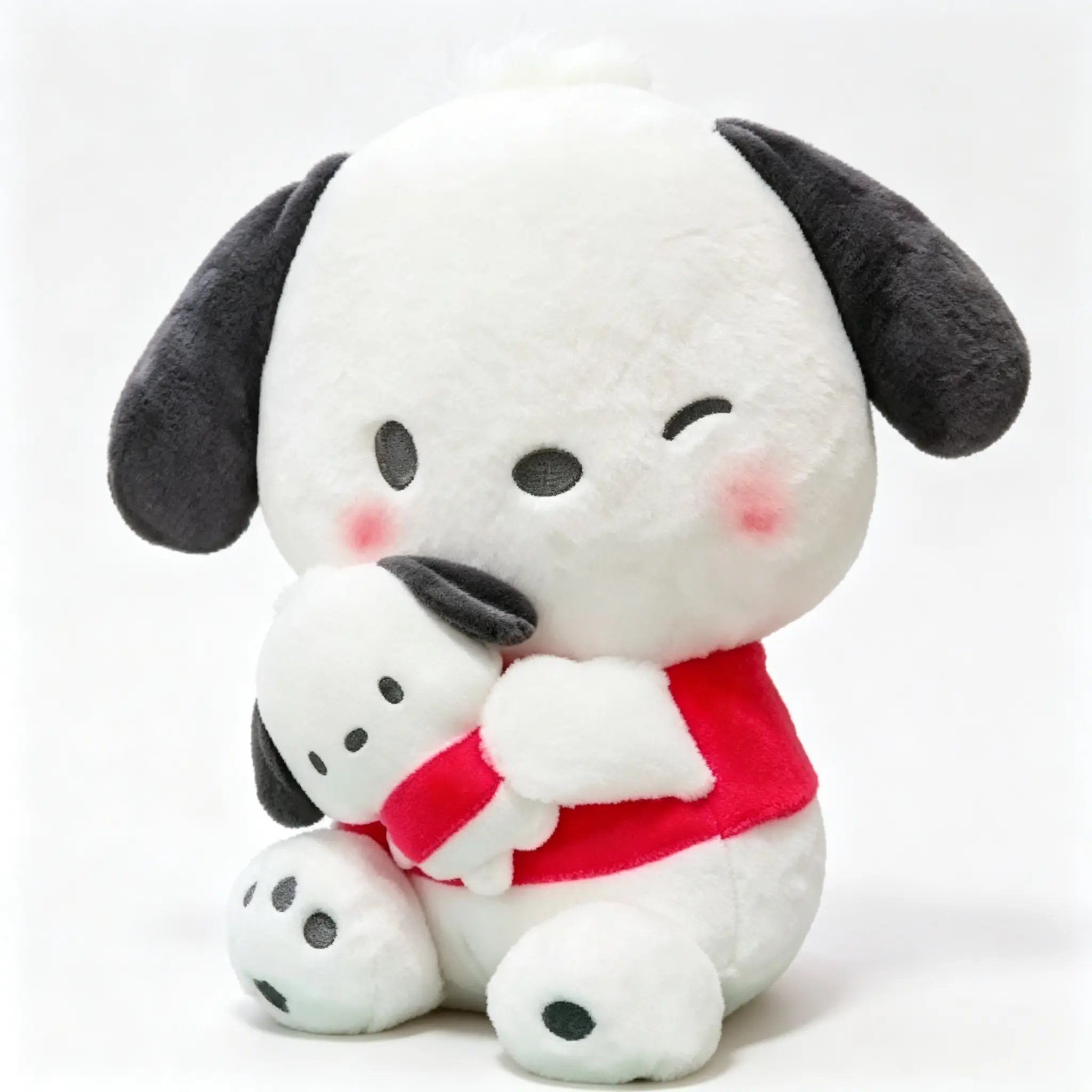 Pochacco Dog Plush Toy Sanrio Licensed 15.75 Inches Soft Cute Collectible Stuffed Doll Gift for Kids & Girls