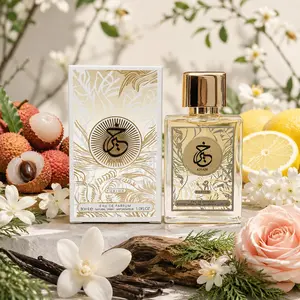 Dubai Fusion Unisex Perfume, 30ML, Long-Lasting Floral Fruit Scent, Citrus Fruity Fragrance, Lychee, Apple, Lemon, Jasmine, Rose, Vanilla, Ideal Gift