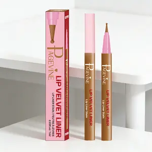 Long-lasting liquid lip liner with a smooth formula, waterproof, non-drying, non-sticky, providing a natural, soft-focus effect. Perfect for weddings, photography, and holiday parties, a must-have for girls' makeup.