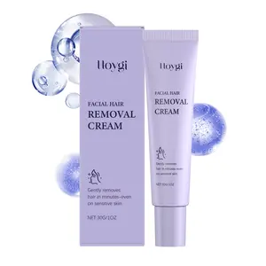 Hoygi Facial Hair Removal Cream, Mild Facial Hair Removal Daily Facial Treatment Cleanses, Moisturizes And Smoothes Skin