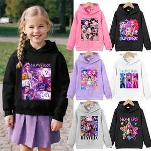 1pcs Funny Movie Long-sleeved Shirt, Kid Back To School Cute Cartoon Graphic Print,  Regular Fit, Autumn Casual Wear for Teen Girls