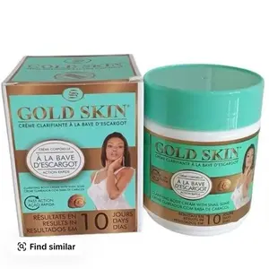 Crème Gold Skin Creme Clarifiante à la Bave d'Escargot Action Rapide Résultats en 10 Jours Corps