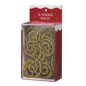 24 - Gold S Hooks