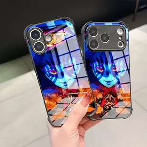 Infinity Castle Demon Akaza Comic-Inspired Protective Case Cover for iPhone 17/16e/16/15/14/13/12/11/air Plus Pro Max, Durable & Stylish Design