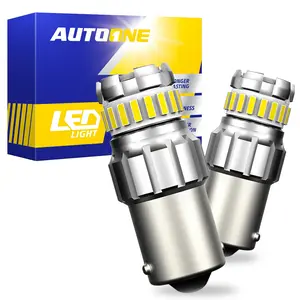 AUTOONE 1156 LED Bulb, LED Reverse Lights 300% Brighter BA15S 7506 1003 1141 P21W 6500K White LED Replacement for Backup Light, Tail Light, Pack of 2