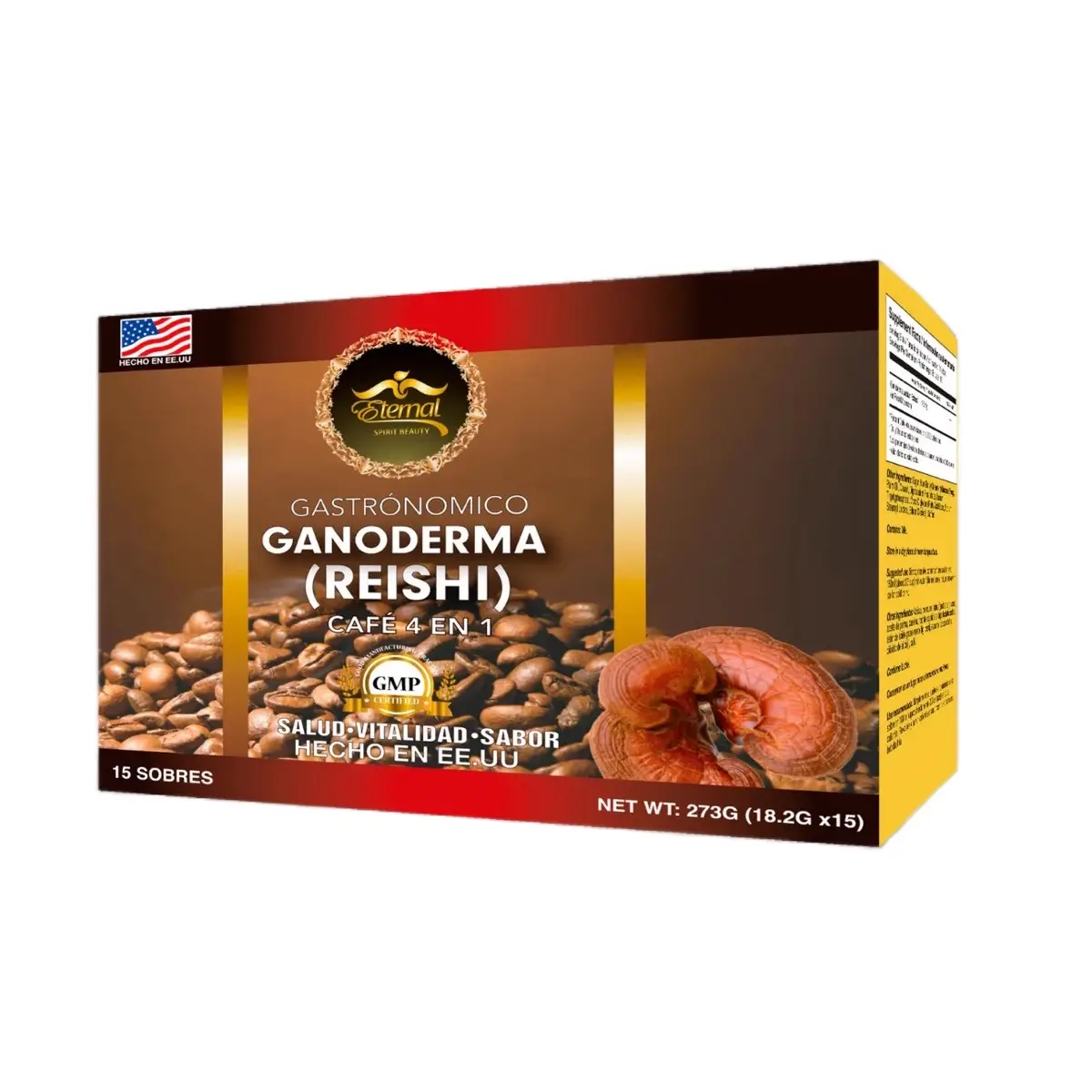 Eternal Reishi Ganoderma Coffe 4in1 - Refreshing Beverage instant coffee