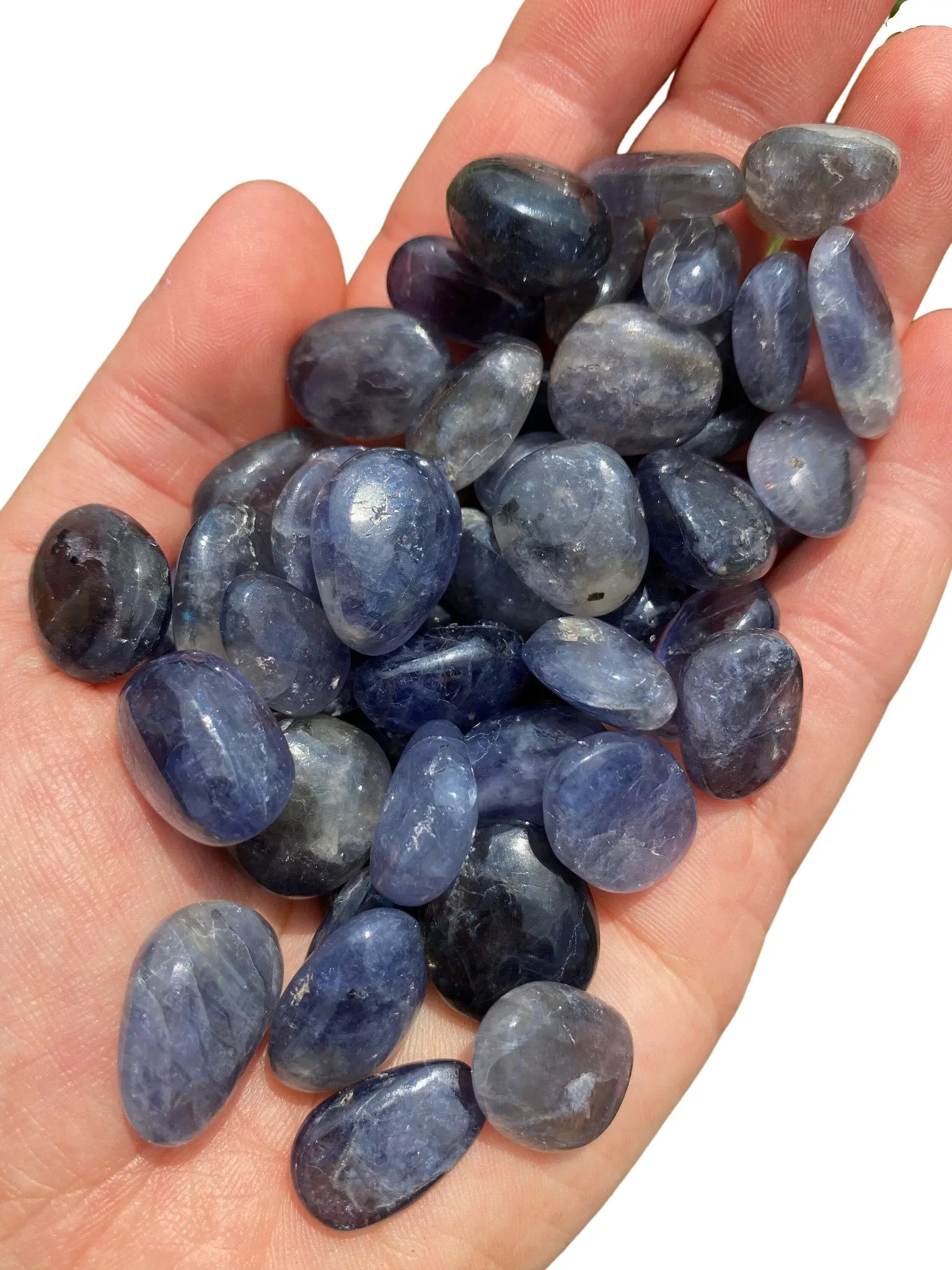 Iolite Tumbled Stone (Grade A) - Polished Iolite Crystal