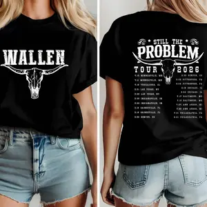 Morgan Still The Problem Tour 2026 T-Shirt, Western Skull Graphic Tee, Hoodie & Sweatshirt, Unisex Cotton Shirt, Vintage Retro Comfortable – Country Music Gift for Fans SST