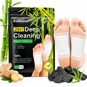40/20/10PCS Bamboo Herbal Foot Patches for Overnight Foot Care & Relaxing Self-Care Routine | Comfortable Foot Pads for Daily Wellness Use