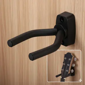 Detachable Non-Slip Guitar Hook, High-Density Rust-Resistant Mount, Wall-Mounted Anti-Fall Stand, Space-Saving Instrument Rack