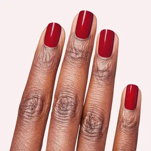DASHING DIVA Cherry Red Semi-Cured Gel Nail Strips - Deep Red