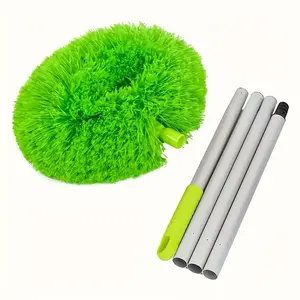 [home essentials] Microfiber Ceiling Fan Duster QuickChange Dusting Head For High Ceilings Fans FurnitureCars Removable Washable Reusable Cleaning Tool