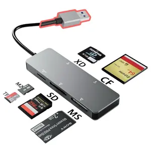 USB 3.0 XD Card Reader, USB 3.0 (5Gps) High Speed TF/SD/MS/M2/XD/CF Memory Card