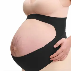 Pregnancy Belly Band – Invisible Maternity Support Belt (Suitable for Back, Abdomen, Waist) belly  band