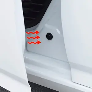 10PC Car Door Shock Absorbing Gasket for Black Cars Collision Avoidance Soundproof Door Edge Guards Protectors Easy Install Comprehensive Protection