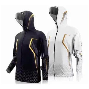 2PCS Cooling Sun Hoodie Sporty Sports Tops - Full Face & Hand Coverage, Sun-Resistant, Fashionable for Couples, Ideal for Fishing & Hiking, Summer Gift Option