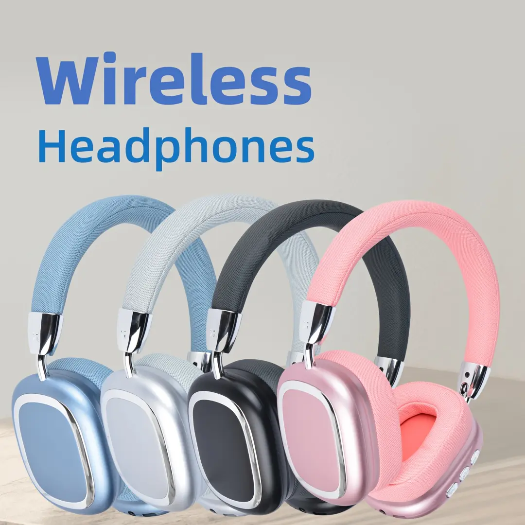 Festival Gift Electronic Wireless Noise-Cancelling Headphones - 40-Hour Battery, Rechargeable, USB-C Port, Fast Charge, Push Button Controls, Space Audio, Music Compatibility, Gaming Stuff, Works with iPhone & Android