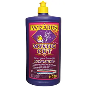 212 MAIN Wizard 11048 Mystic Cut Compound - 32 Oz, Car Scratch Repair, Swirl Removal, Water-Based Car Detailing Products, Swirlremoval