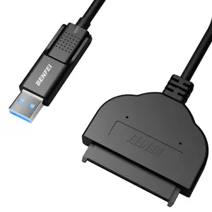 BENFEI SATA to USB Cable, 2-in-1 USB-C/USB 3.0 to SATA III Hard Driver Adapter Compatible for 2.5 inch HDD and SSD Smartphone Cellphone