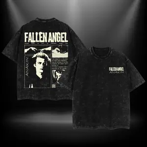 Anakin Fallen Angel Tshirt Sweater Hoodie Double Printed Oversize Lightweight Acid Washed Tee TV Show Graphic Top Cotton Gift T-Shirt For Comic Lover, Gift T-Shirt For Movie Lover