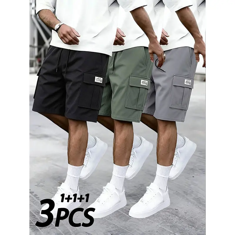 Black + Army Green + Dark Gray